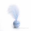 Hot sell cat toy ball with feather